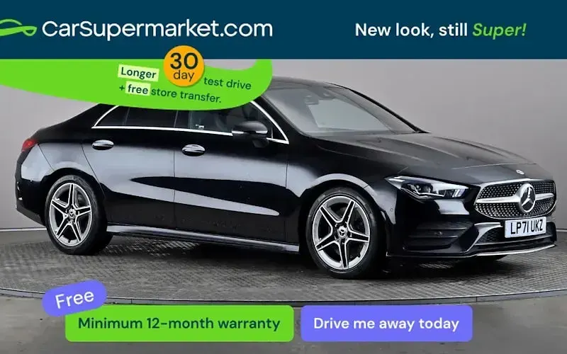 Begagnad Mercedes CLA250 AMG Line Premium Plus 224 HK (164 kW) 2022 Sedan