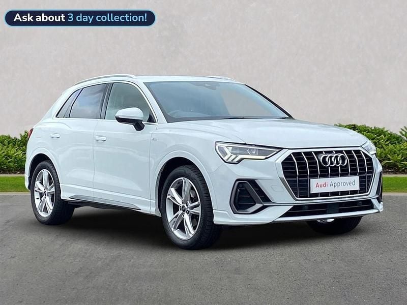 White Used 2022 Audi Q3 S-Line SUV | £25,714 (Good price) - Image 1/4