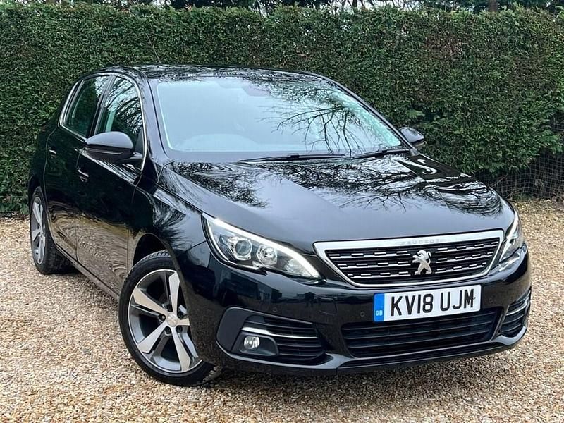 Used Peugeot 308 Allure 130 HP (95 kW) 2018 Black Hatchback