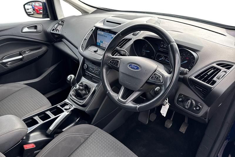 Second-hand Ford C-MAX Zetec 120 CP (88 kW) 2016 Albastru Monovolum