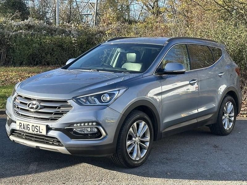 Blue Used 2016 Hyundai Santa Fe Premium SUV | £10,400 (Good price) - Image 1/4