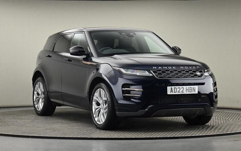 Portofino blue Used 2022 Land Rover Range Rover evoque SE Dynamic Hatchback | £27,600 (Fair price) - Image 1/4