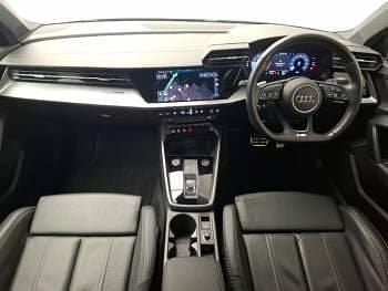 Used Audi A3 Black Edition 150 HP (110 kW) 2024 Blue Hatchback