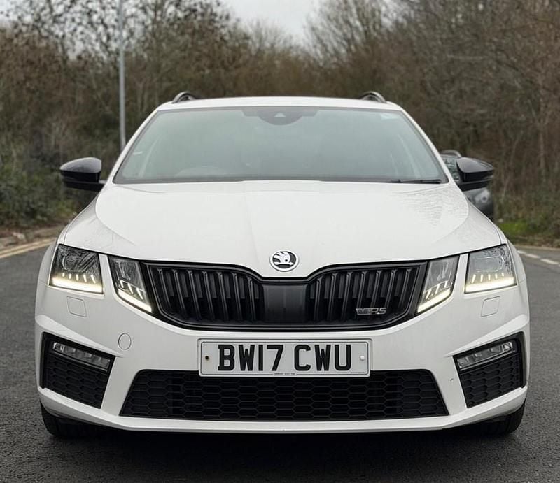 Used Skoda Octavia vRS 2017 White Estate