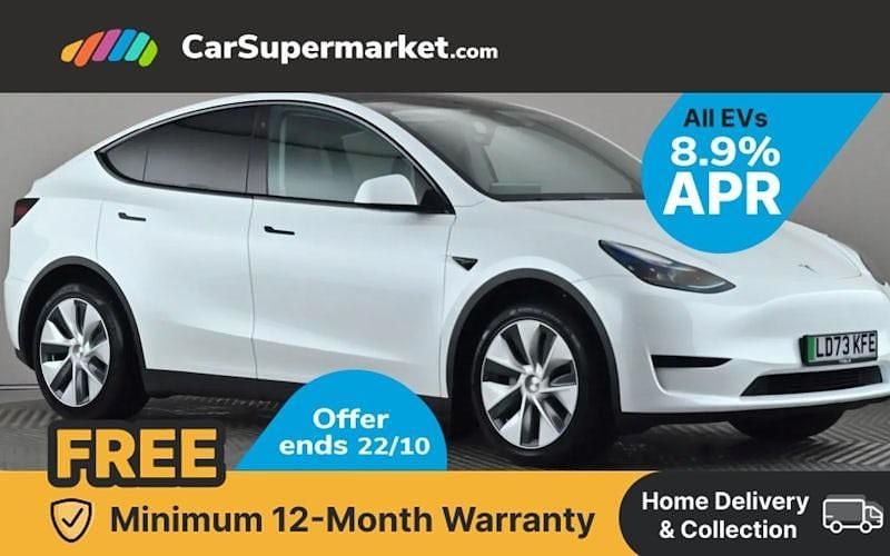 White Used 2023 Tesla Model Y RWD SUV | £25,397 (Fair price) - Image 1/3