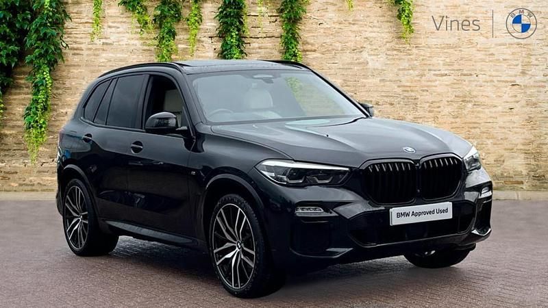 Black Used 2021 BMW X5 M Sport SUV | £44,722 (A bit pricey) - Image 1/4