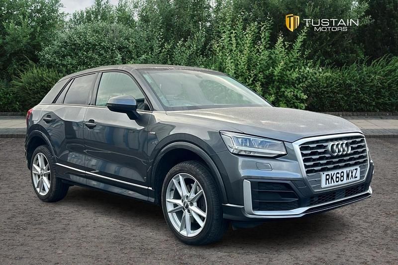 Grey Used 2018 Audi Q2 S-Line SUV | £13,499 (Fair price) - Image 1/4