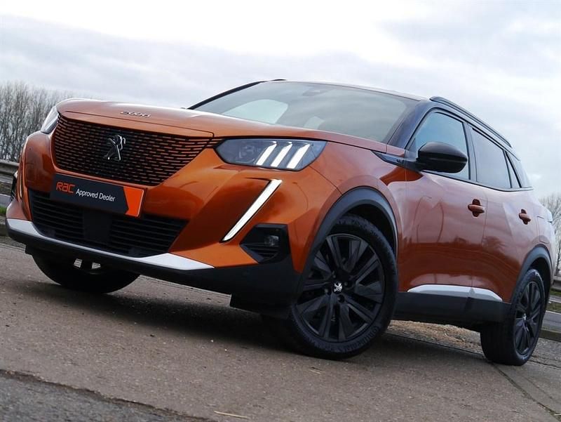 Used Peugeot e-2008 GTi 100 kW (136 HP) 2020 Orange SUV