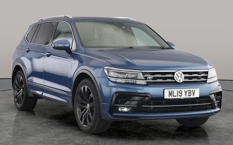 Used VW Tiguan Allspace R-line 150 HP (110 kW) 2018 Blue SUV