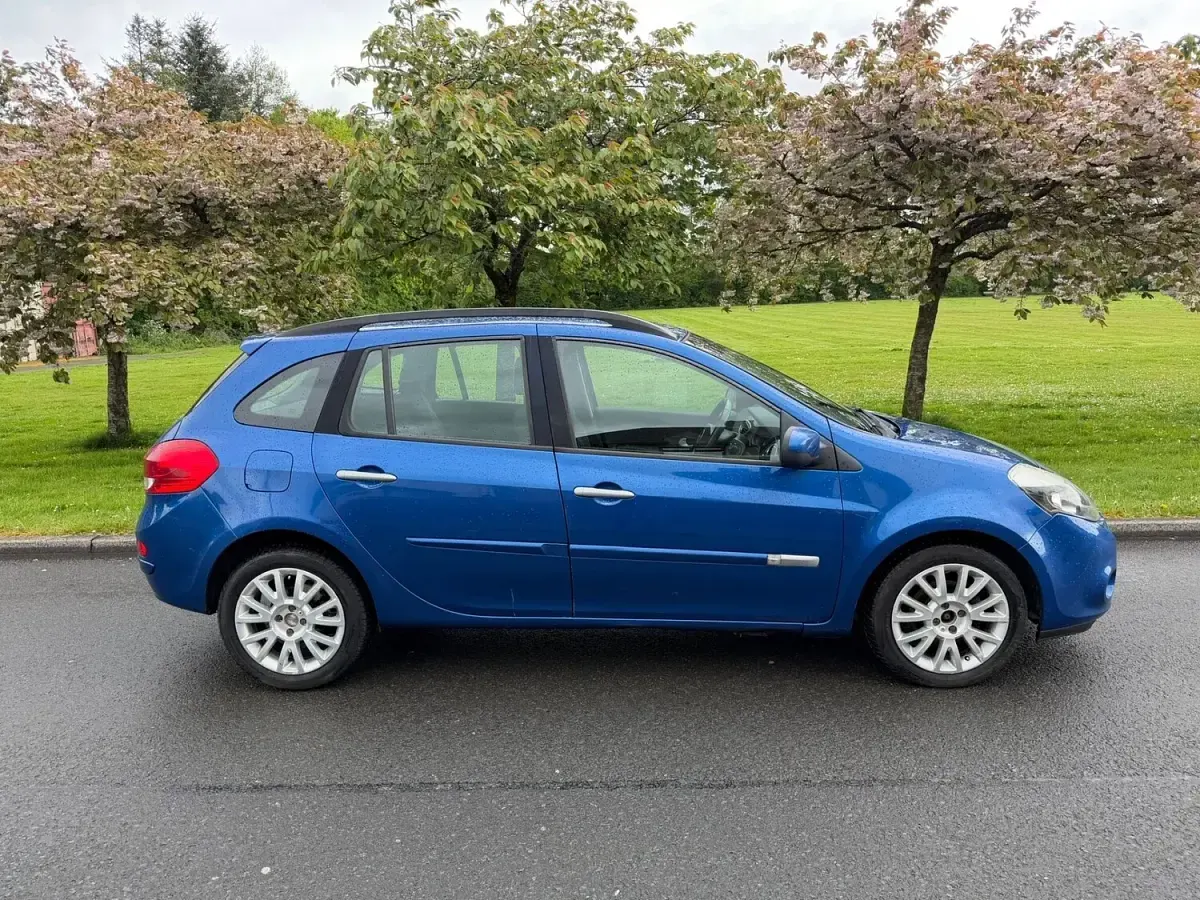 Used Renault Clio Dynamique 86 HP (63 kW) 2010 Blue Estate