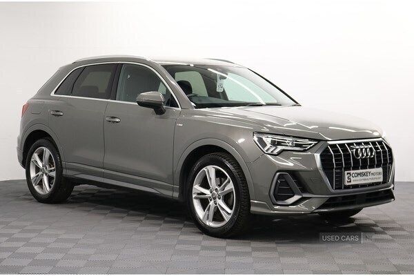 Grey Used 2020 Audi Q3 S-Line SUV | £25,495 (Fair price) - Image 1/4