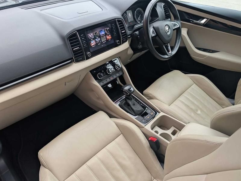 Used Skoda Karoq SE L 85 HP (62 kW) 2019 Blue SUV