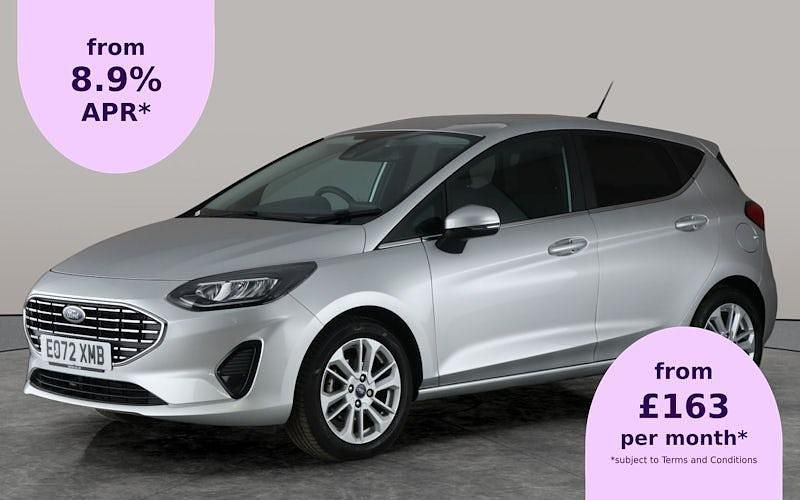 Silver Used 2021 Ford Fiesta Titanium Hatchback | £12,052 (Fair price) - Image 1/3
