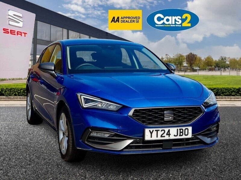 Blue Used 2024 Seat Leon FR Hatchback | £17,990 (Good price) - Image 1/4