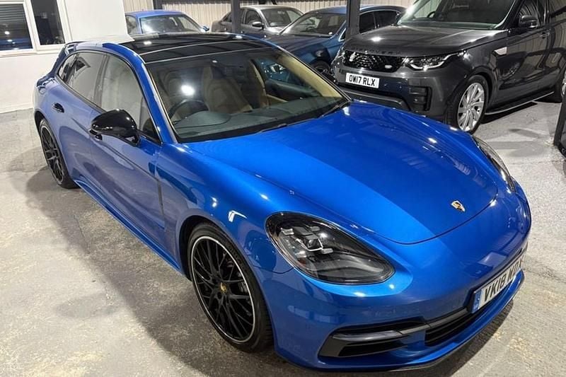 Blue Used 2018 Porsche Panamera Sport Turismo Sedan | £38,990 (Fair price) - Image 1/1