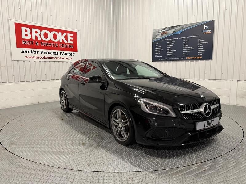 Black Used 2017 Mercedes A200 AMG Line Premium Plus Hatchback | £13,490 (Fair price) - Image 1/3