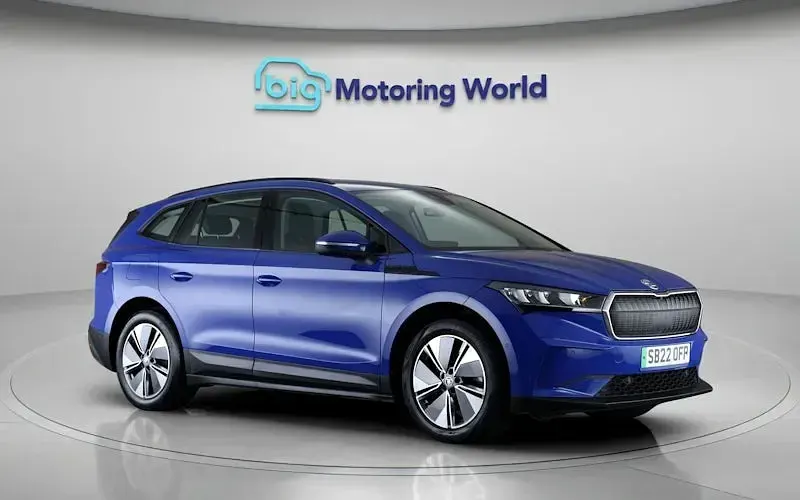 Used Skoda Enyaq iV ecoSuite 150 kW (204 HP) 2022 Blue SUV