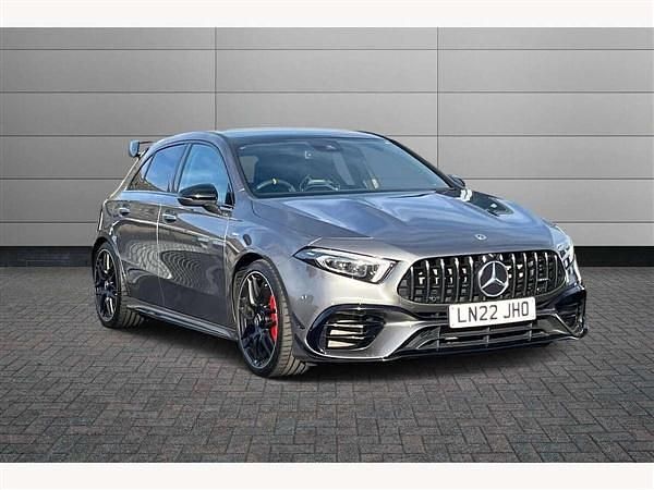 Mountain grey Used 2022 Mercedes A45 AMG Hatchback | £44,695 (Fair price) - Image 1/2