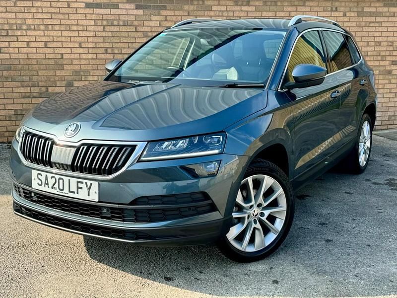 Grey Used 2020 Skoda Karoq SE L SUV | £10,777 (Fair price) - Image 1/4