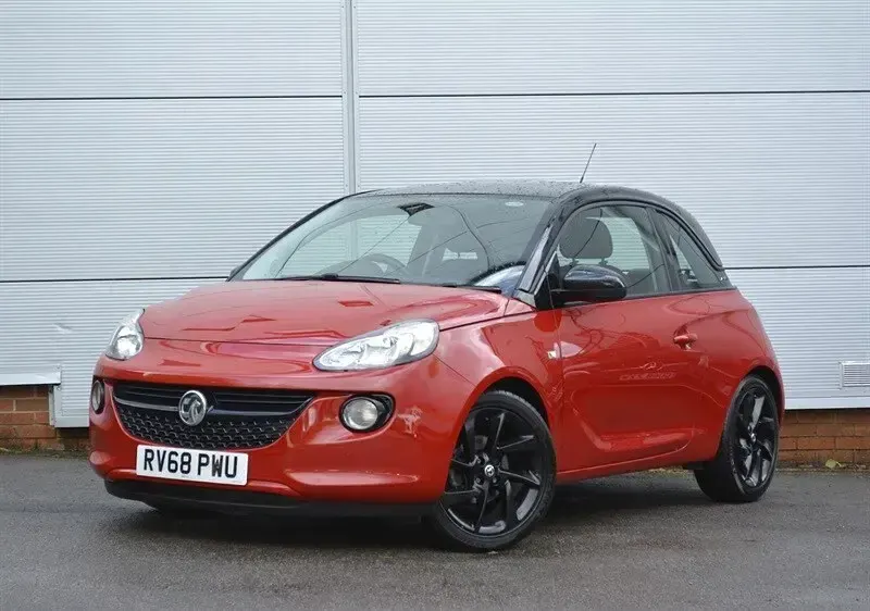 Used Vauxhall Adam 70 HP (51 kW) 2018 Red Hatchback