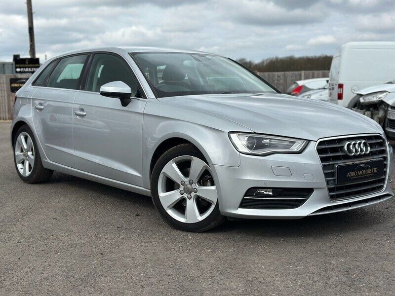 Silver Used 2013 Audi A3 Sportback Sport Hatchback | £8,695 (Good price) - Image 1/3