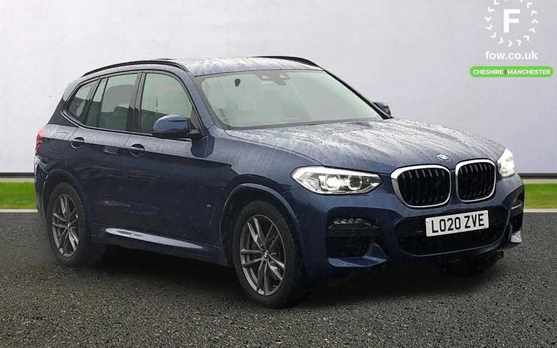 Used BMW X3 M Sport 292 HP (214 kW) 2020 Blue SUV