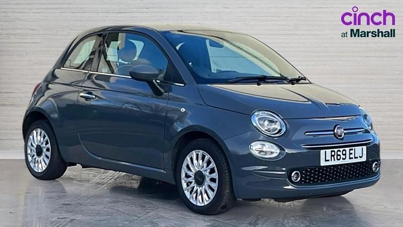 Grey Used 2019 Fiat 500 Lounge Hatchback | £7,991 (Fair price) - Image 1/4