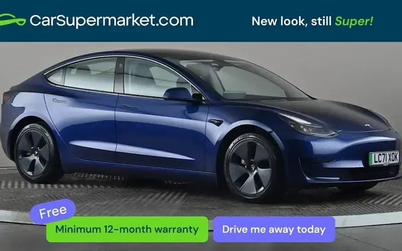 Używany Tesla Model 3 Standard Range 208 kW (283 KM) 2021 Sedan/Limuzyna