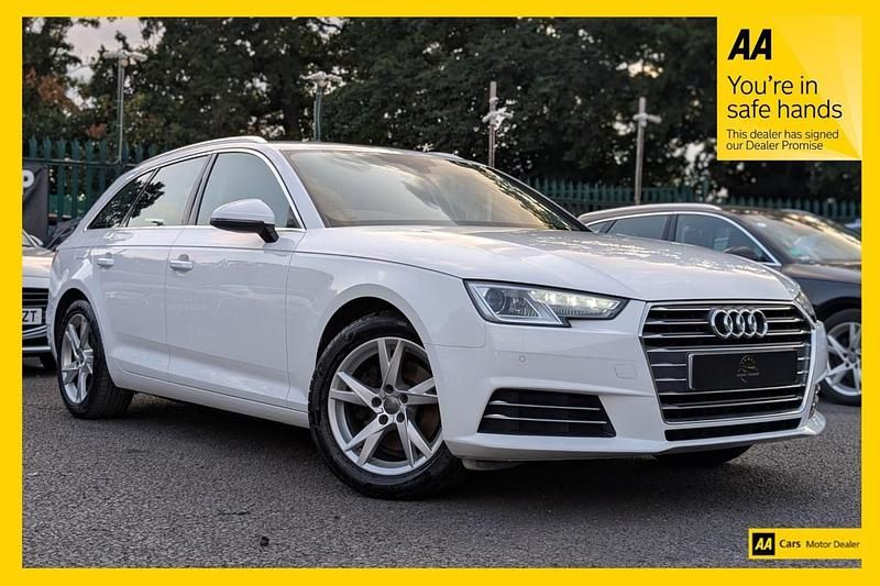 White Used 2016 Audi A4 Sport Estate | £8,888 (Fair price) - Image 1/3