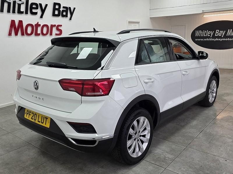 Used VW T-Roc SE 115 HP (84 kW) 2020 White SUV