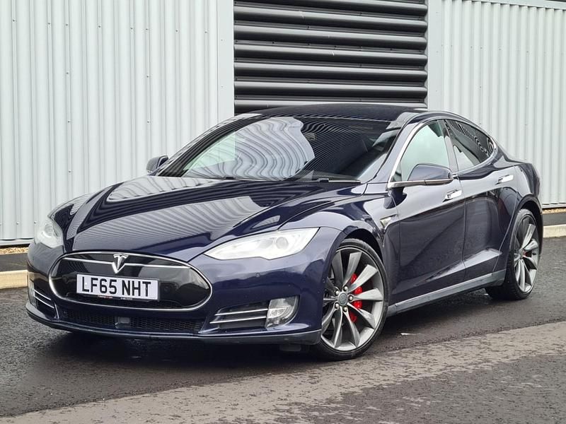 Used Tesla Model S Performance 339 kW (462 HP) 2015 Blue Hatchback