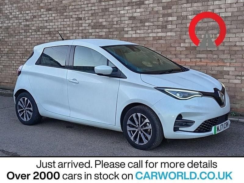 White Used 2021 Renault Zoe GT-Line Hatchback | £9,994 (Fair price) - Image 1/3