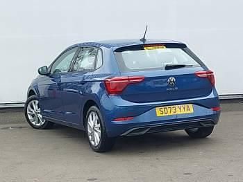 Used VW Polo Style 95 HP (69 kW) 2023 Blue Hatchback