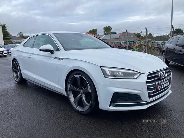 Used Audi A5 S-Line 190 HP (139 kW) 2017 White Coupe