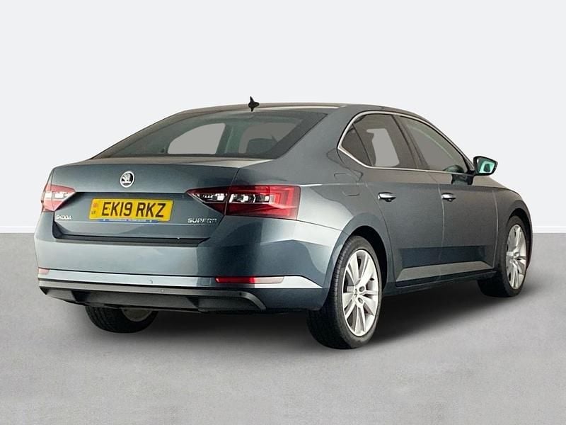 Used Skoda Superb SE L Executive 150 HP (110 kW) 2019 Grey Hatchback