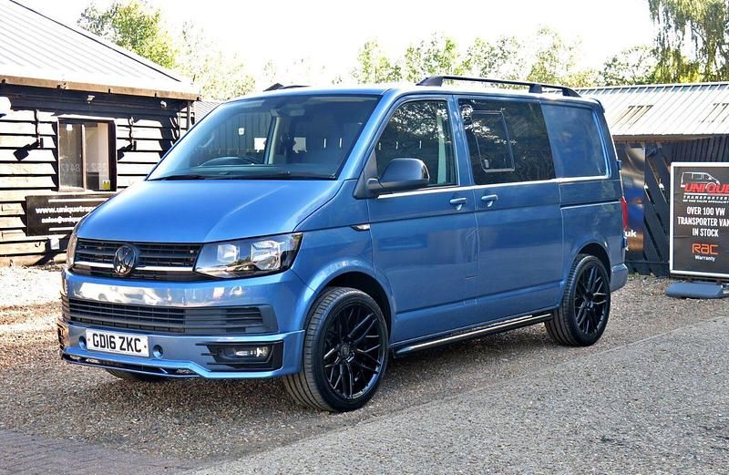 Blue Used 2016 VW T6 Sportline Van | £19,995 (Expensive) - Image 1/2