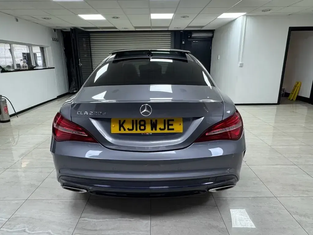 Used Mercedes CLA220 AMG line 177 HP (130 kW) 2018 Grey Sedan
