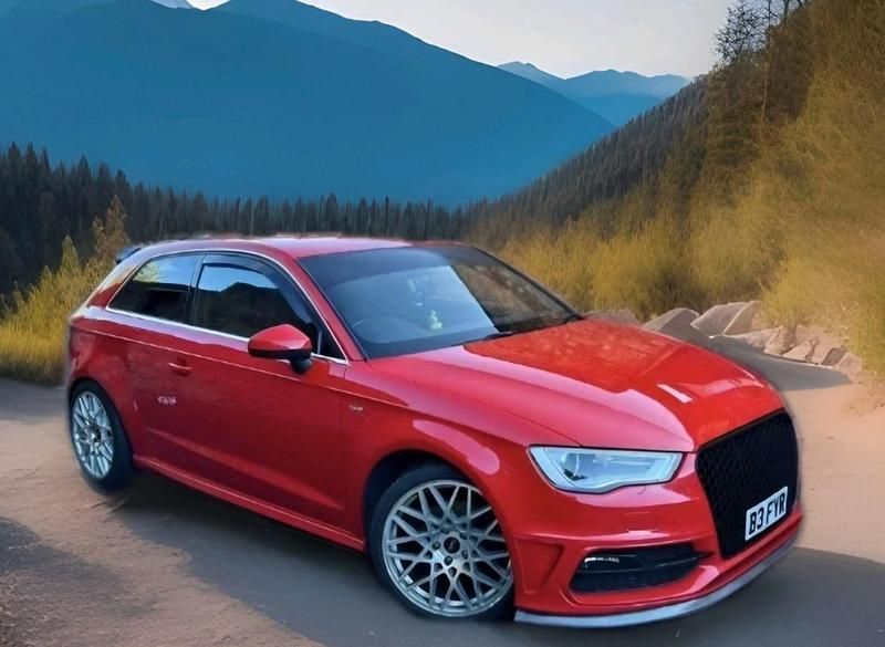 Red Used 2014 Audi A3 S-Line Hatchback | £5,490 (Expensive) - Image 1/4