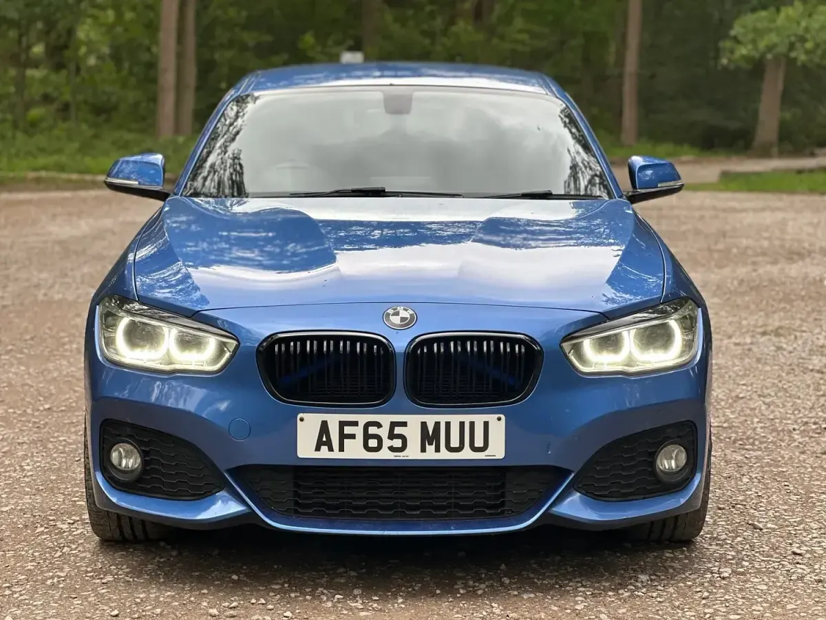 Used BMW 118 M Sport 136 HP (100 kW) 2015 Blue Hatchback