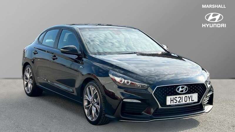 Black Used 2021 Hyundai i30 N Line Hatchback | £15,555 (Fair price) - Image 1/4