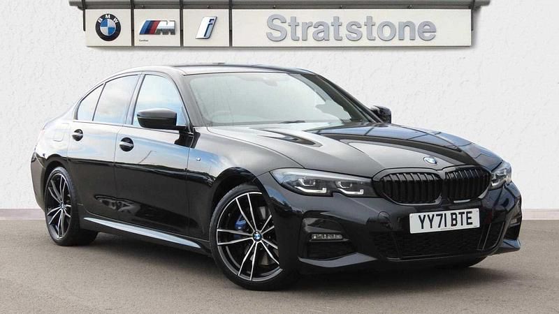 Black Used 2021 BMW 320 M Sport | £25,992 (Fair price) - Image 1/4