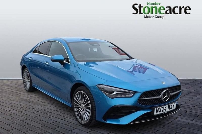 Used Mercedes CLA250e AMG Line Premium 218 HP (160 kW) 2024 Blue Sedan