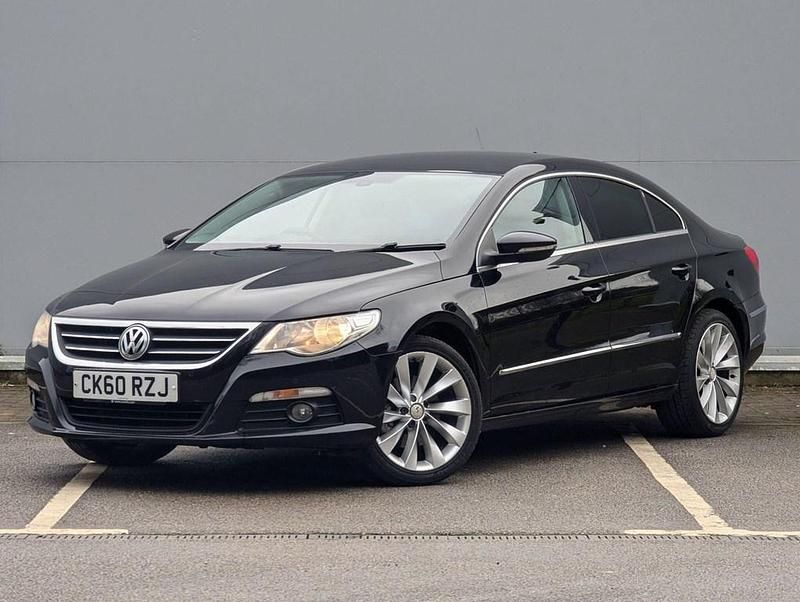 Used VW CC 140 HP (102 kW) 2010 Black Sedan