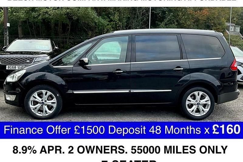 Black Used 2014 Ford Galaxy Titanium MPV | £7,990 (A bit pricey) - Image 1/1