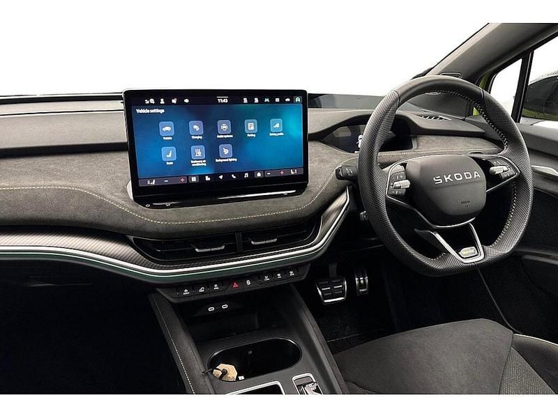 Used Skoda Enyaq iV vRS 183 kW (250 HP) 2025 Hyper green SUV