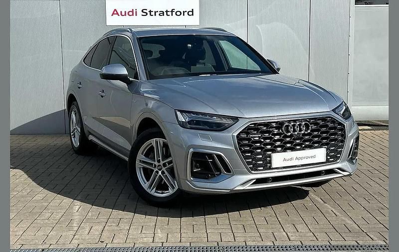 Silver Used 2023 Audi Q5 Sportback S-Line SUV | £35,950 (Fair price) - Image 1/4