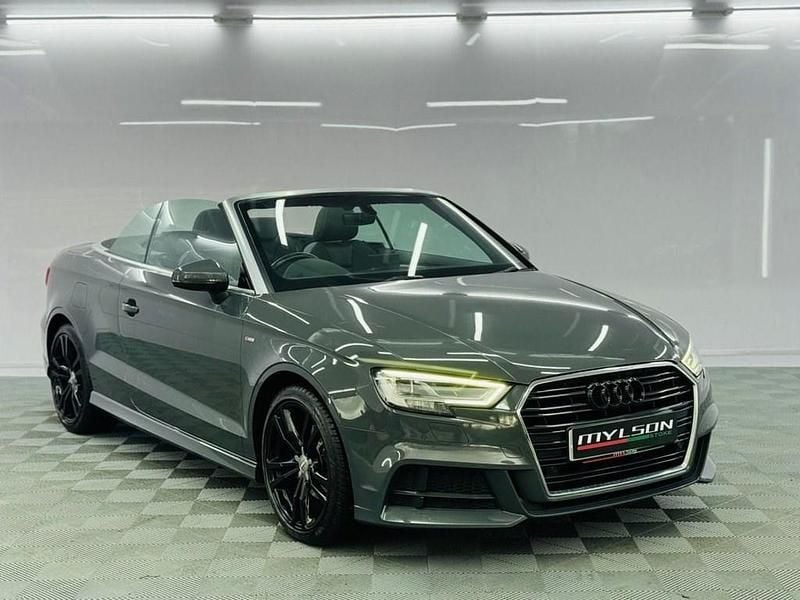 Used Audi A3 Cabriolet S-Line 150 HP (110 kW) 2018 Grey Cabriolet