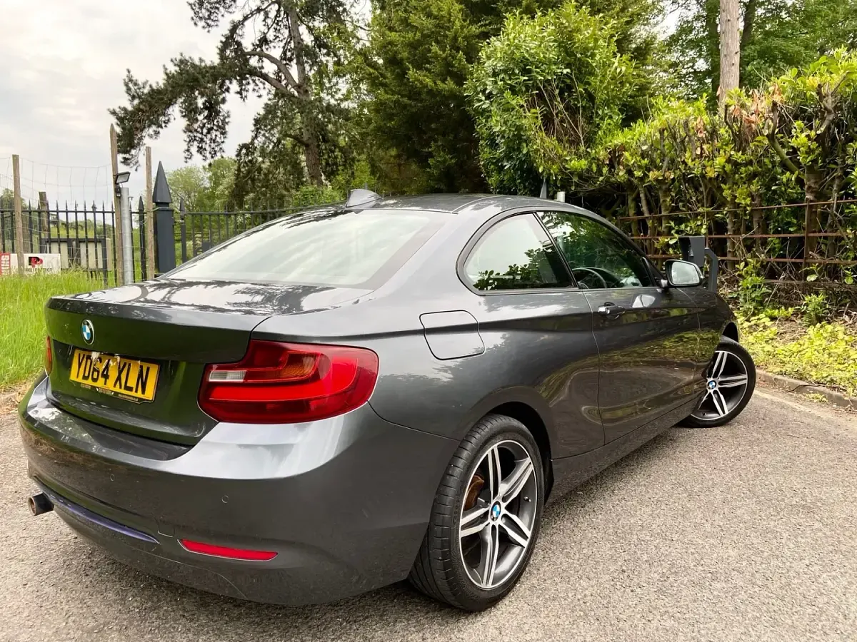 Used BMW 218 Sport Line 2014 Grey Coupe
