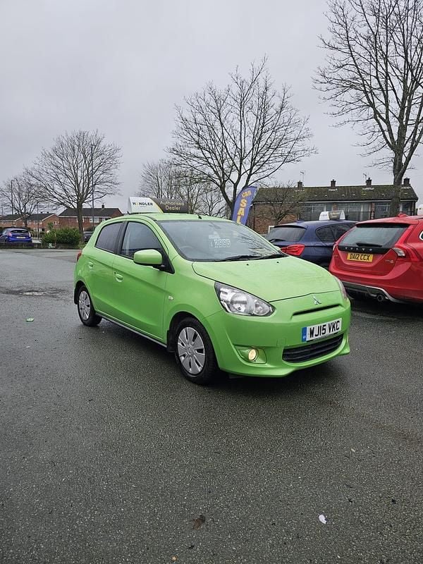 Used Mitsubishi Mirage 2015 Green Hatchback