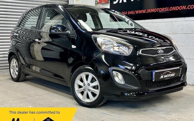 Used Kia Picanto 69 HP (50 kW) 2014 Black Hatchback
